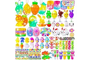 400 Pcs Easter Egg Fillers Party Favors for Kids