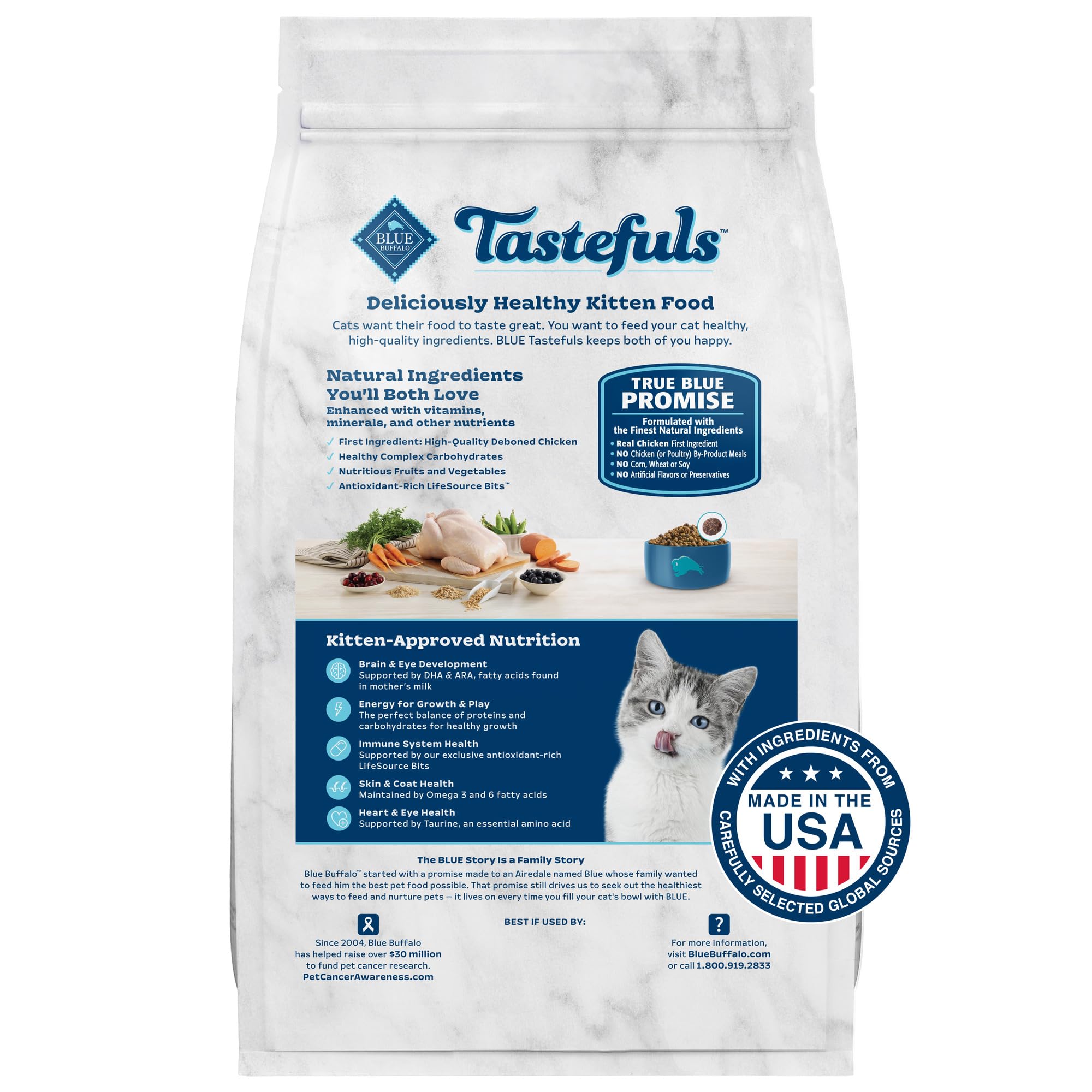 P L-RA Dry Cat Food, Hairball Control, Chicken and Brown Rice, 5-lb. Bag - This Food for Cats with Hairballs is Made with No Chicken (or Poultry) by-Product Meals and No Corn, Wheat, Or Soy