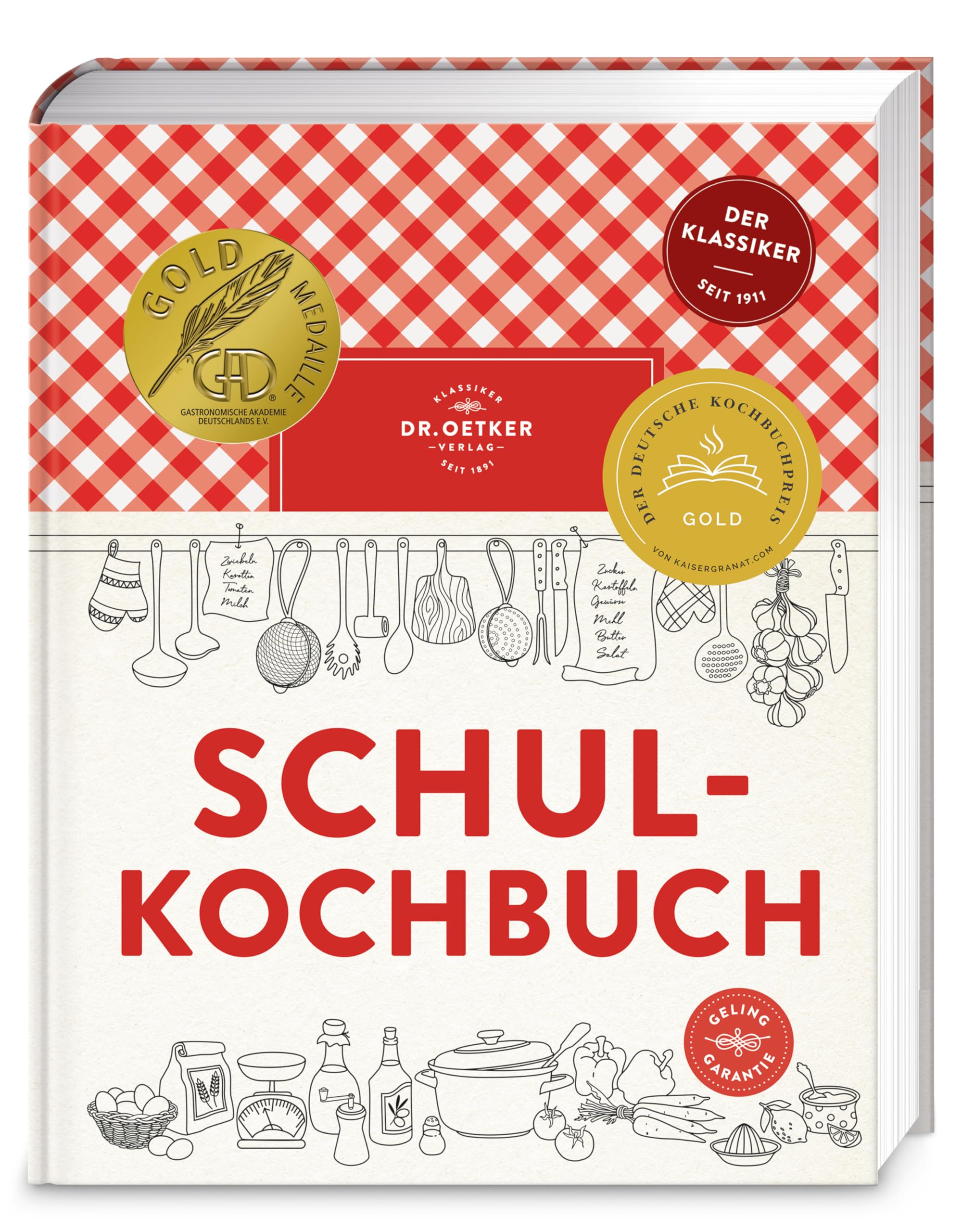 Schulkochbuch: Das aktualisierte Standardwerk für Kochanfänger und Hobbyköche. Mit Ratgeber und über 500 Rezepten. Der Bestseller und Gewinner der Goldmedaille Deutscher Kochbuchpreis 2024