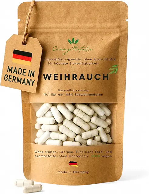 Weihrauch Kapseln 400mg – Hochdosiert & Vegan – Weihrauch bestellen