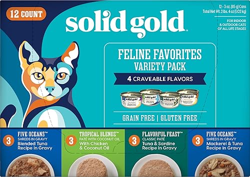 Miniatura 9 de Solid Gold Indigo Moon - Alimento seco para gatos con probióticos digestivos para gatos, sin granos ni gluten, alto en proteínas, 3 libras, paquete