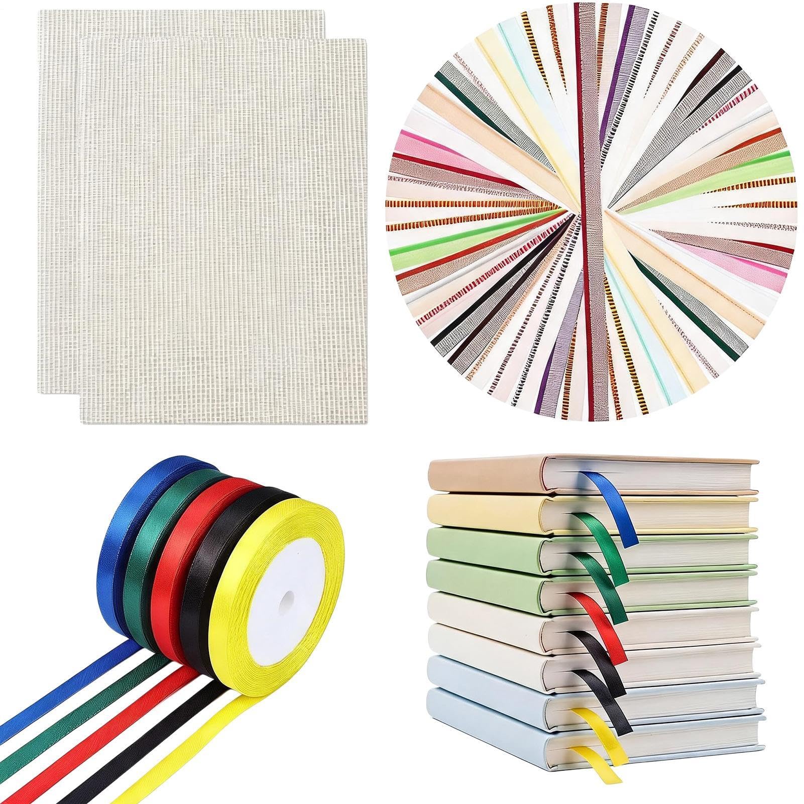 Kit di rilegatura per libri, accessori per riparazioni artigianali, segnalibro