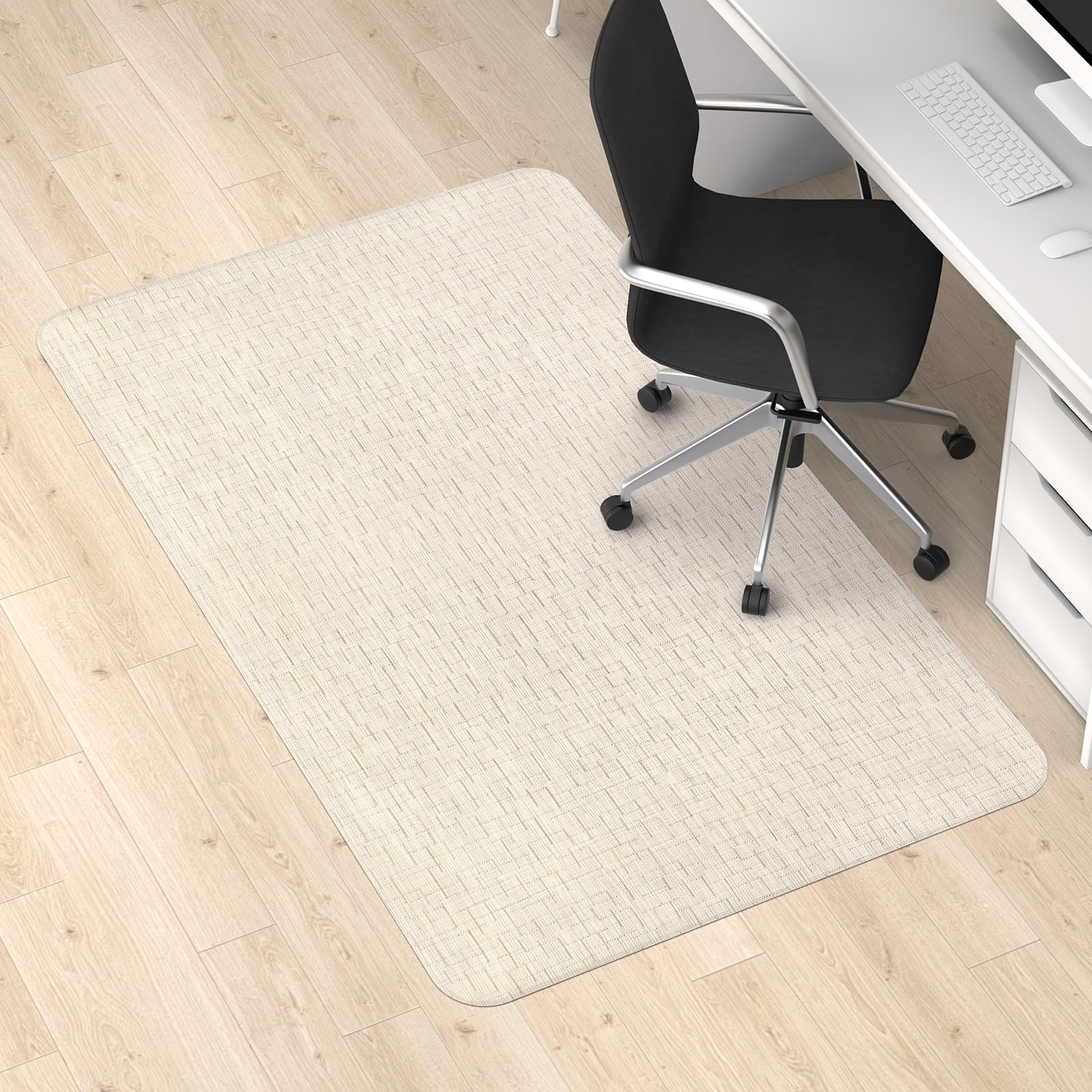 Blvornl Office Chair Mat For Hardwood Floor And Low Pile Carpet 47 2 X 60 Desk Chair Mat Hard Wood Anti Slip Hard Floor Protector Rolling Chair Mat Pvc Mat D - View #9