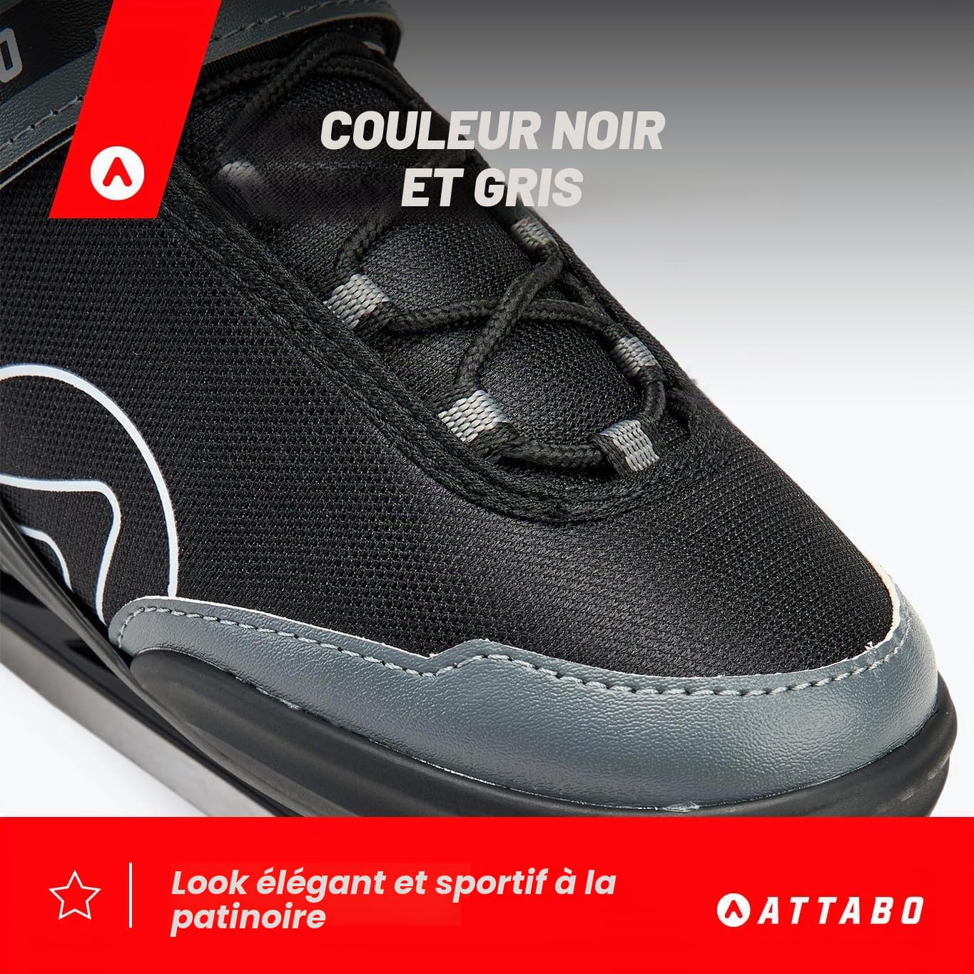 ATTABO Patins de Loisirs pour Homme Tore Couleur