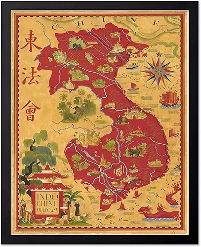 Vista 28 de Poster Master Póster vintage de la nación de los inmigrantes – Póster de mapas pictóricos retro – Arte de Estados Unidos – Regalo educativo