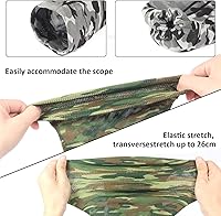 Vista 2 de Thick Elastic Gun Socks with Scopes, Wide Covers for Shotguns, Rifles & Shotguns, 52"x4" Silicone Treated and Rust Proof