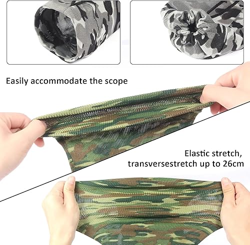 Miniatura 2 de Thick Gun Socks, Elastic Stretch Gun Sock for Guns with Scopes, Wide Gun Sock Covers for Shotguns, Rifles, Shotguns, 52"x4" Silicone Treated and