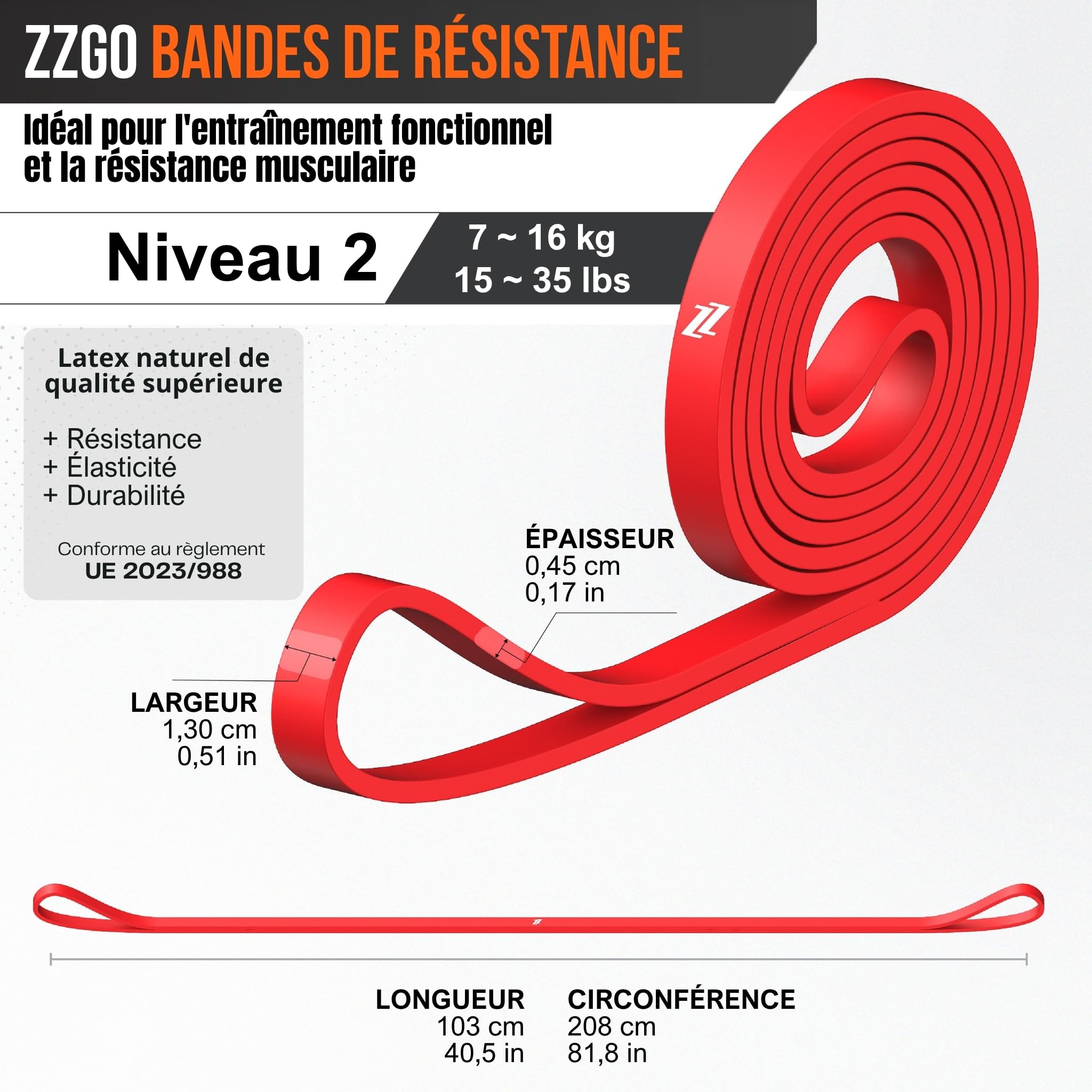 Kits d'Entraînement et Accessoires pour Bande de Musculation | Entraînement à la Maison ou en Plein Air | Extension et Force | Yoga, Pilates, Crossfit, Musculation, Callisthénie