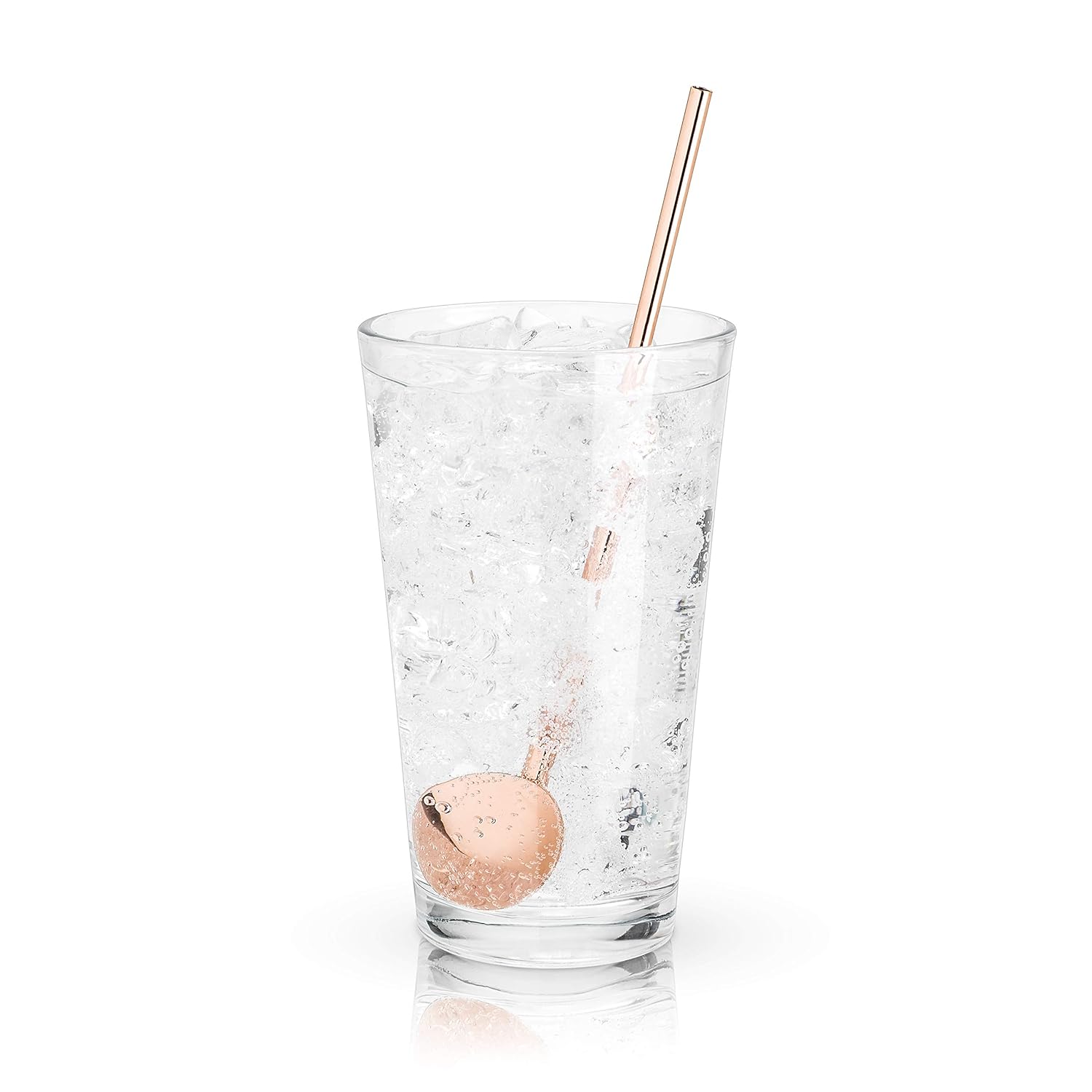 Viski 5778 Summit Copper Julep Spoon Straw (Pack of 12