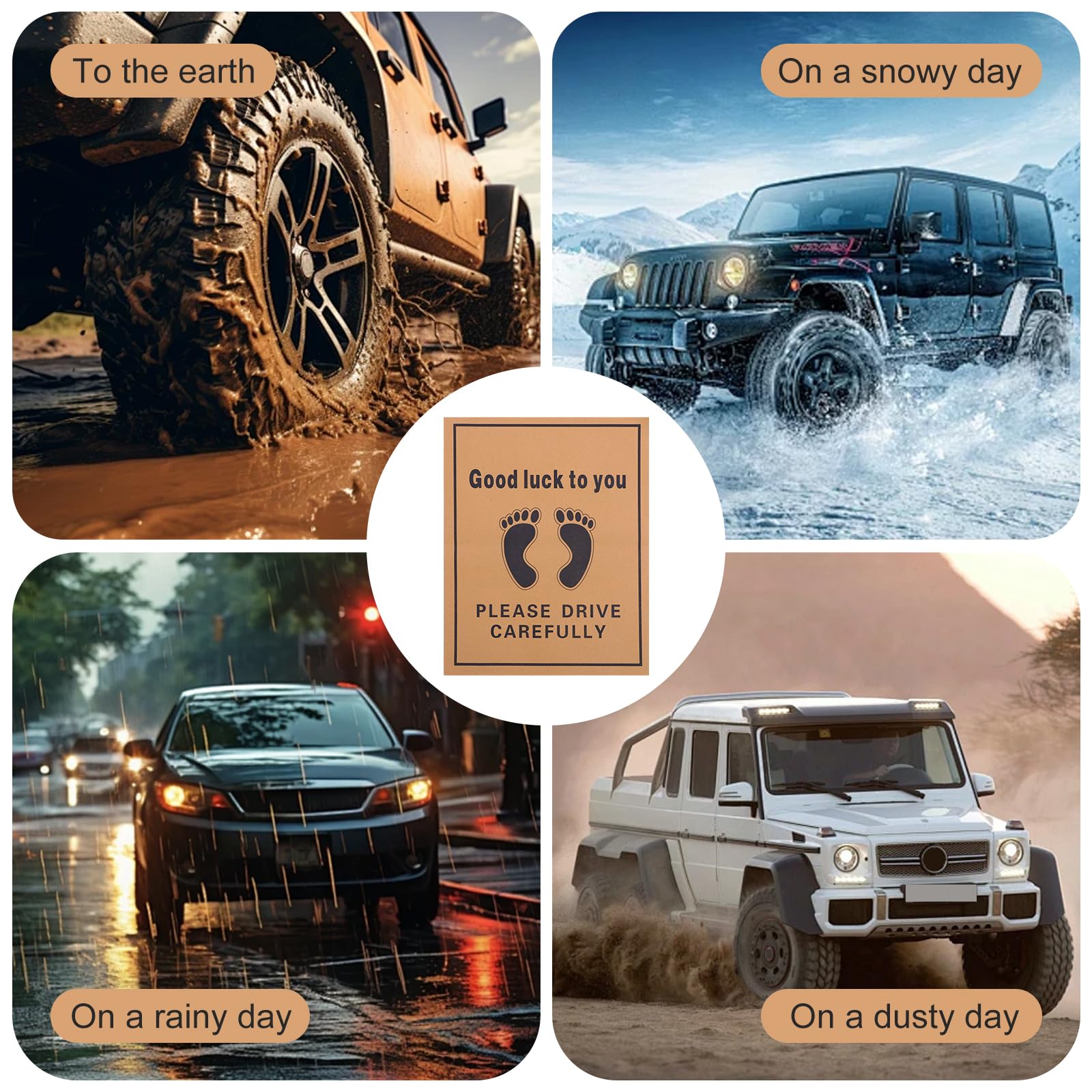 100 Pcs Paper Floor Mats for Cars 16x20 Inch Disposable Brown Automotive Floor Mats Temporary Cars Floor Protective — view 6