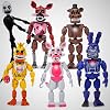 FNAF Action Figures Set of 6 PCS – Inspired by Five Nights at Freddy’s – New FNAF Toys – Freddy’s Doll Toys for Kids – Pizzeria Simulator Freddy's Game Figures – Freddy Five Night Collectible
