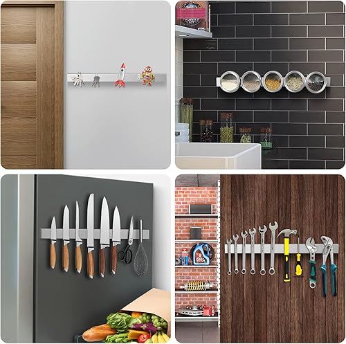 Miniatura 6 de Tira magnética de cuchillos para refrigerador de 20 pulgadas