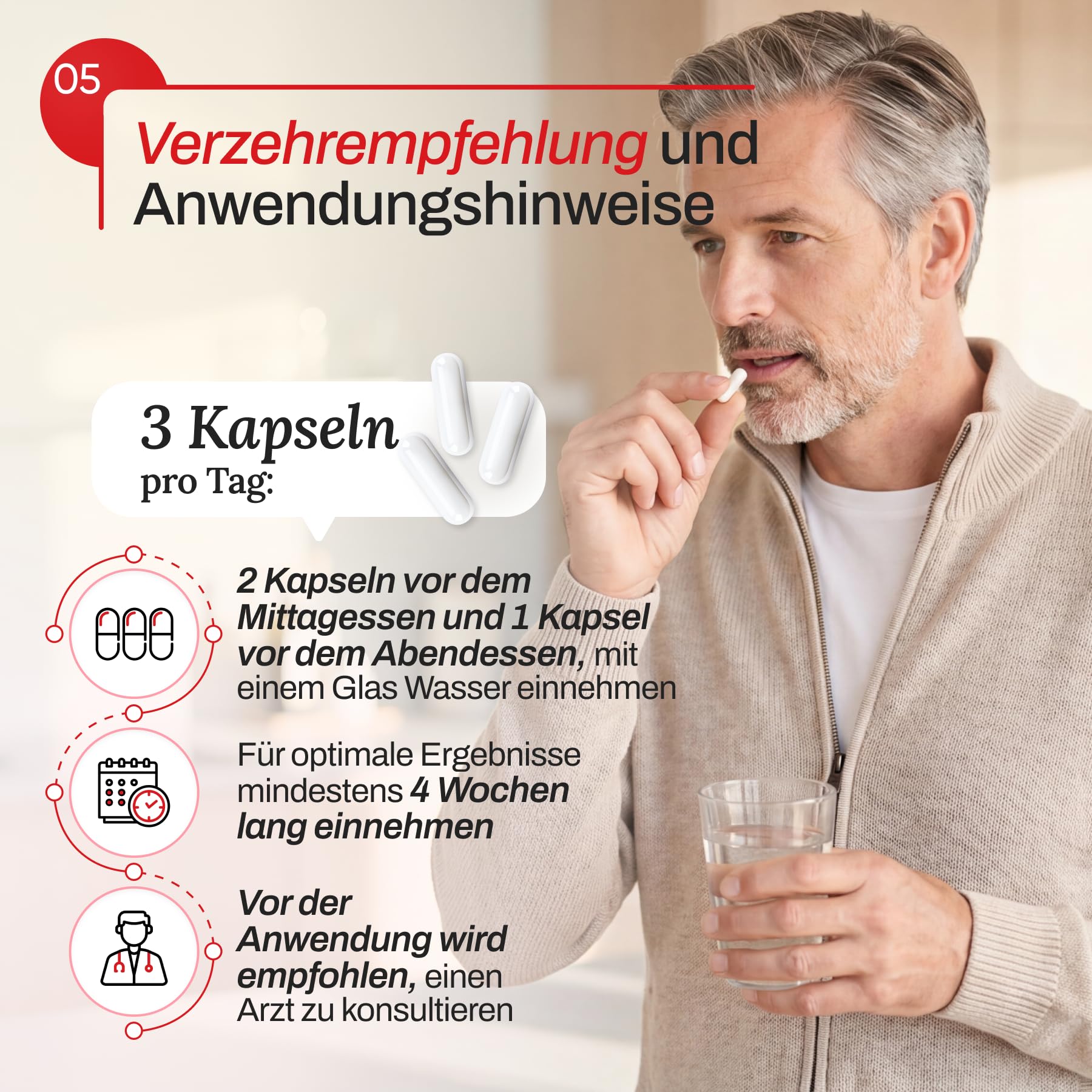 Kapseln ProstAktiv | Serenoa Repens 360mg + Echinacea 360mg | Prostata-Ergänzungsmittel für Männer mit Ginkgo biloba, Lycopin, Zink | Prostata- und Harnwegsunterstützung | 30 Kapseln