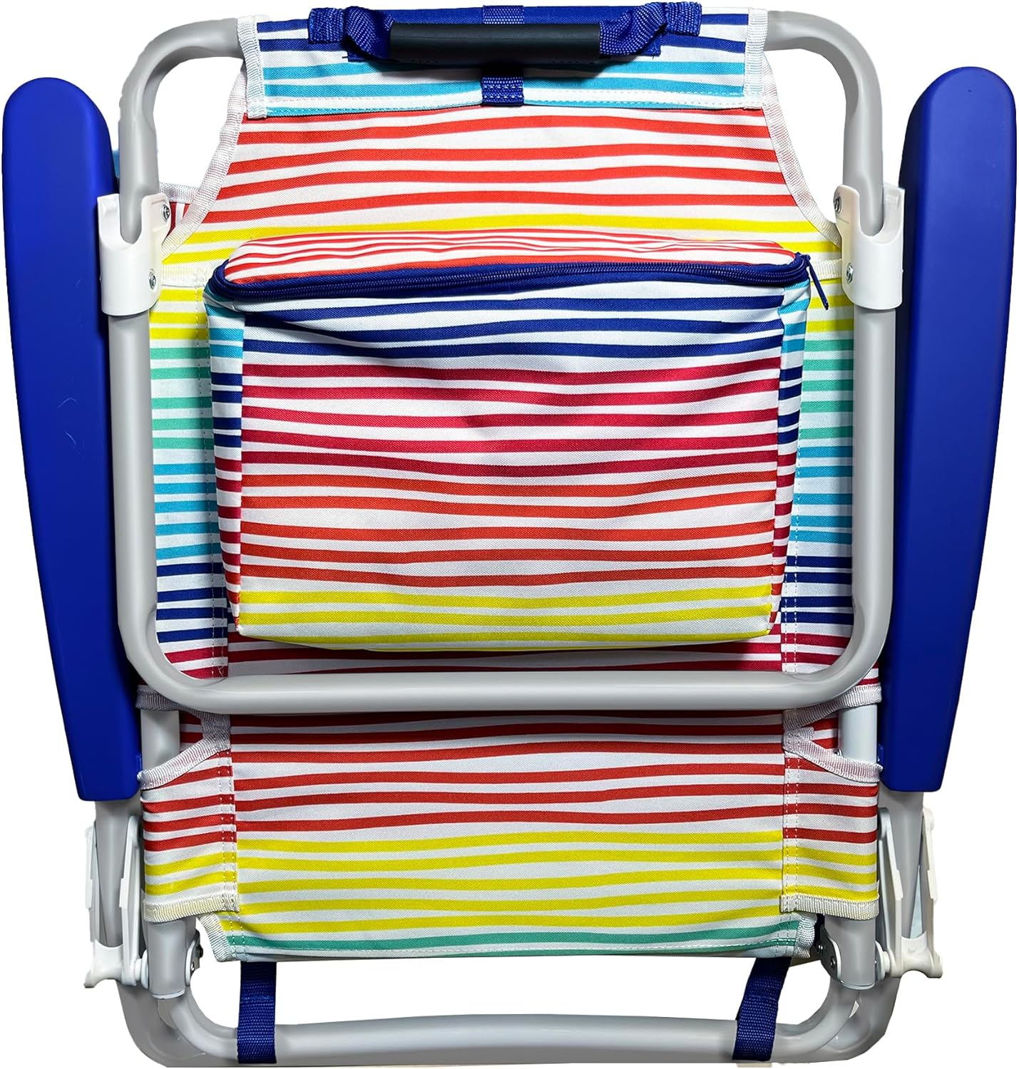 Nautica Backpack Beach Chair – 5 Position Reclining Portable Folding Beach Chair for Adults with Padded Pillow Headrest, Insulated Cooler Bag, Double Cup Holders, Outdoor Folding Chair, 300lb