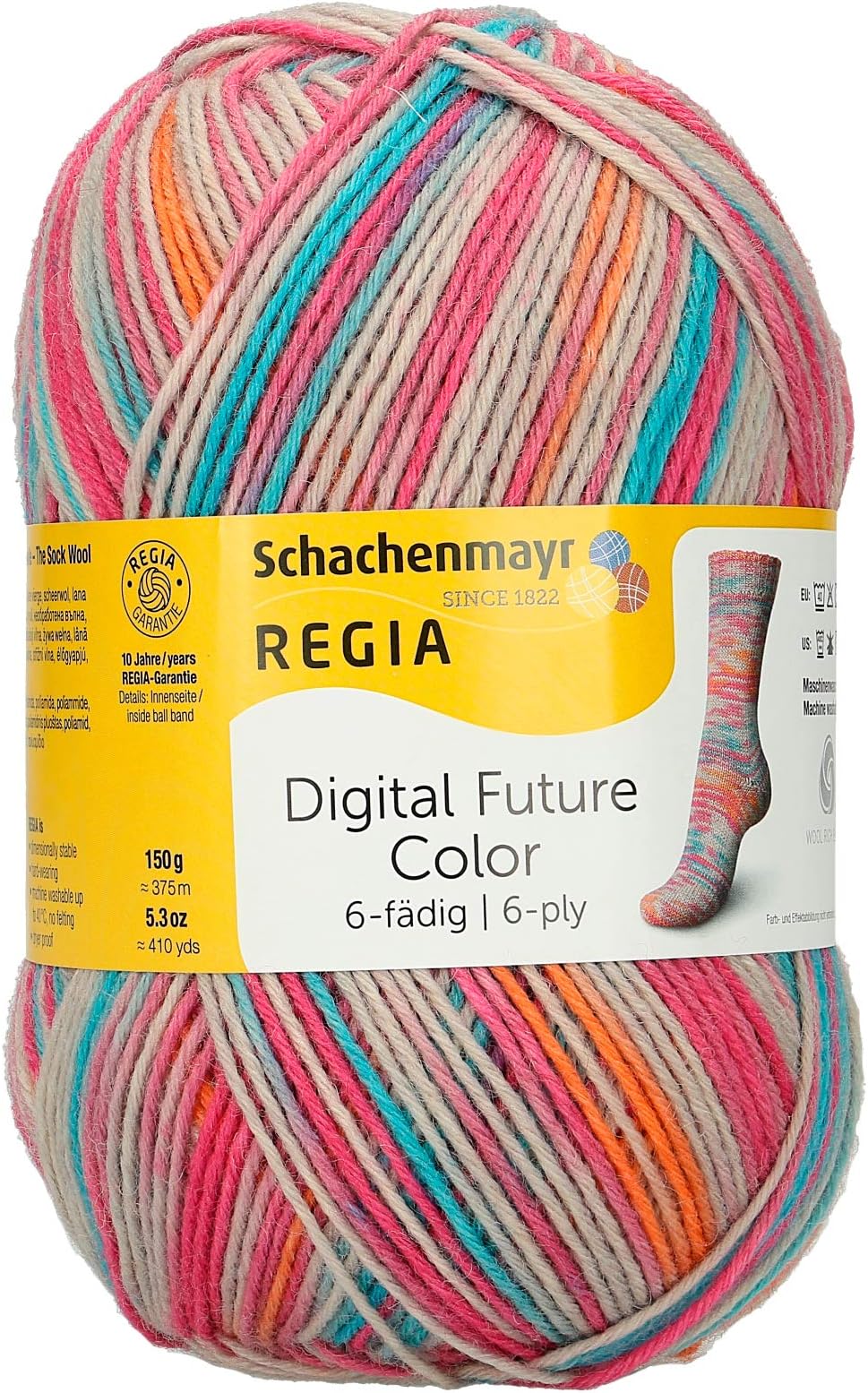 Regia Schachenmayr 6-Thread Color, 150G tweet Handknitting Yarns