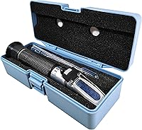 Agriculture Solutions Salinity Refractometer 0-100 PPT for Aquarium, Seawater, Marine Fishkeeping - Dual Scale, ATC, Durable