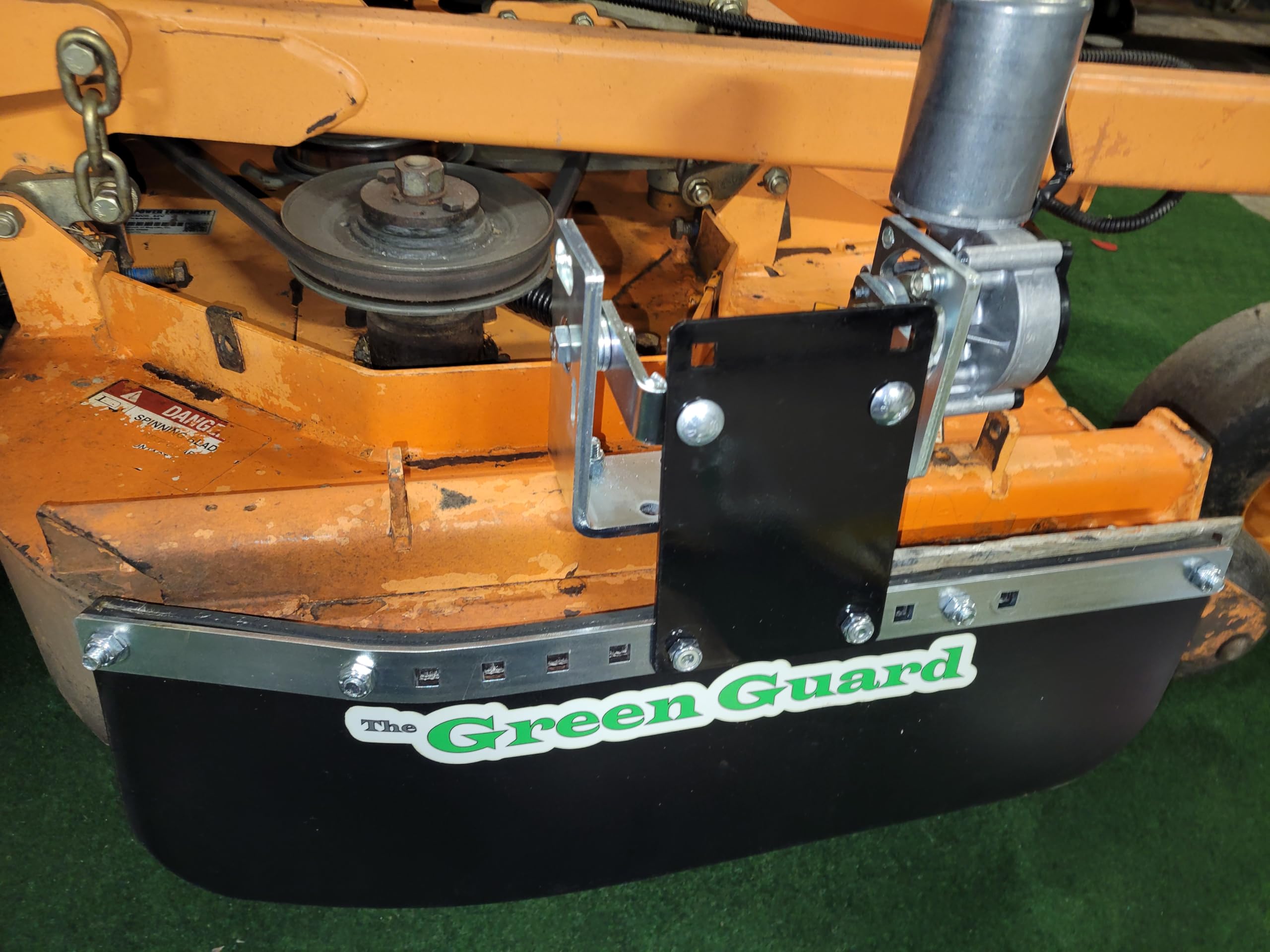Generic The Green Guard 'Slim [Mini]' - Motorized Chute Blocker with Rubber Guard, Chrome and Black