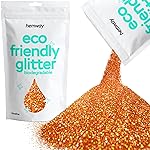 Hemway Eco Friendly Biodegradable Glitter 100g / 3.5oz Bio Cosmetic Safe Sparkle Vegan for Face, Eyeshadow, Body, Hair, Nail and Festival - Ultrafine (1/128 0.008 0.2mm) - Copper Holographic