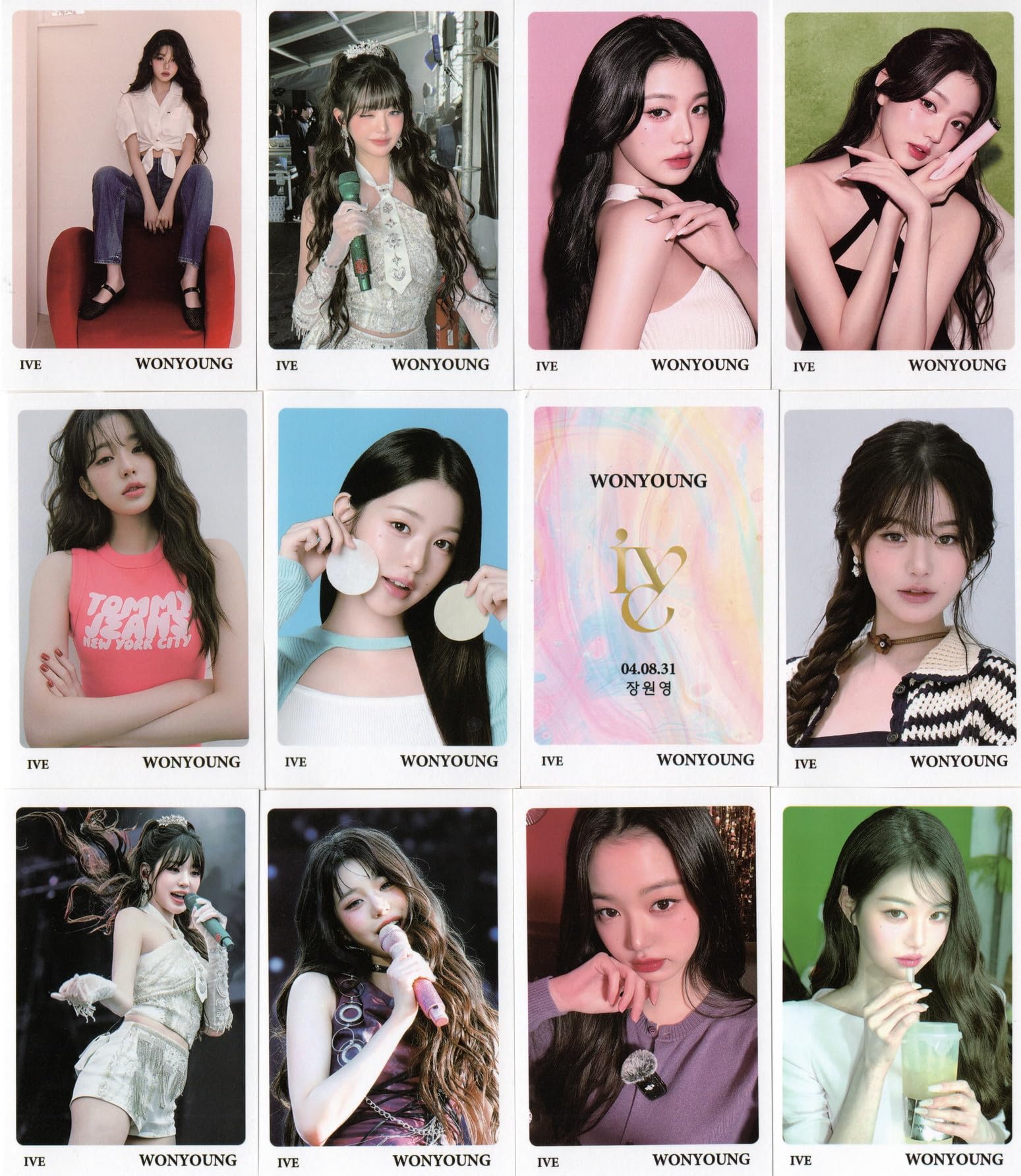 Amazon | ウォニョン グッズ フォトメッセージカード 56枚