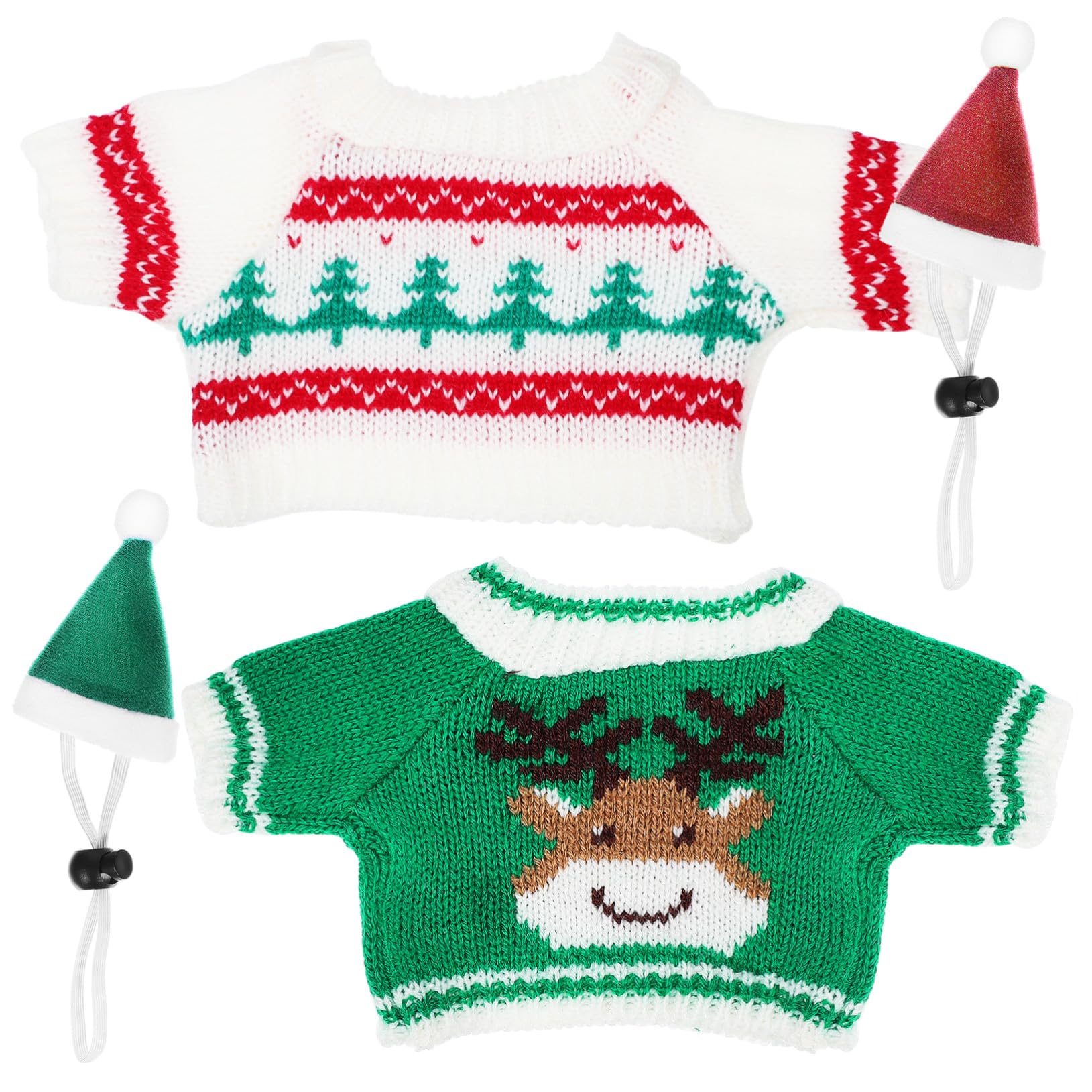 Vêtements de Noël pour petits animaux lapin chapeau élastique