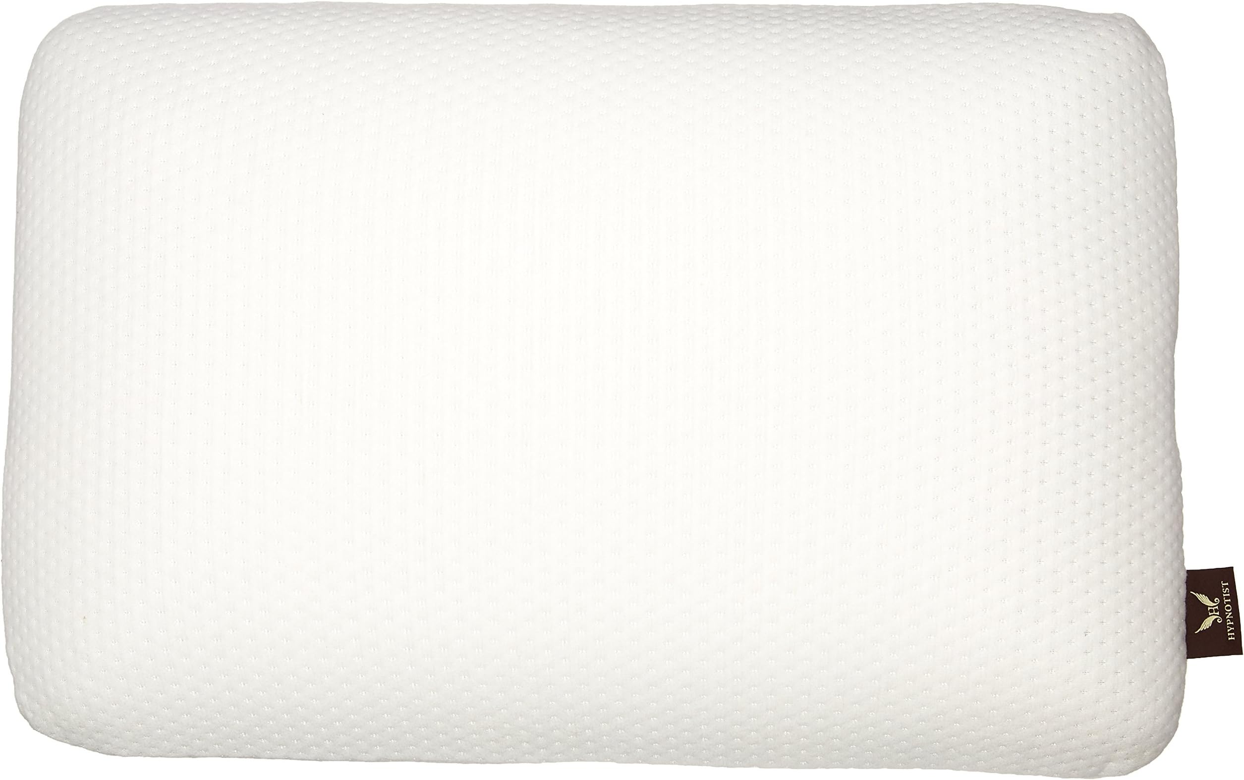 Talalay Latex Pillow Standard Size Natural with 100% Ventilated Latex Foam Filler Contoured Medium, 24.4x15.7x5.9 Inches