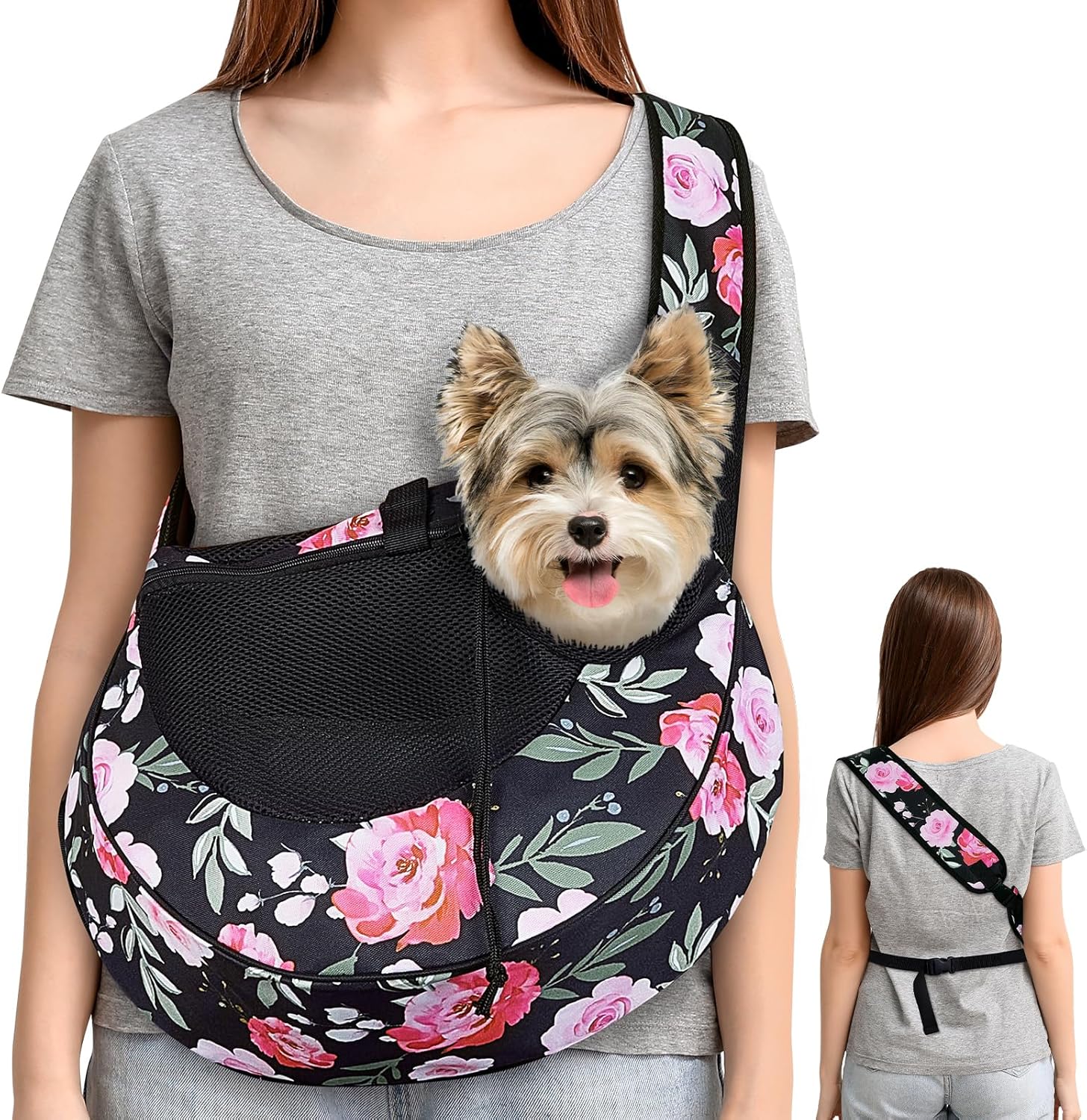 Dog Carrier, Bienbee Dog Sling Carriers for Small Dogs Pet Carrier Dog Bag for