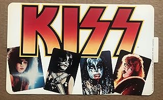 KISS Vintage Phonograph Sticker Poster Original 1977 Aucoin K.I.S.S. Unused