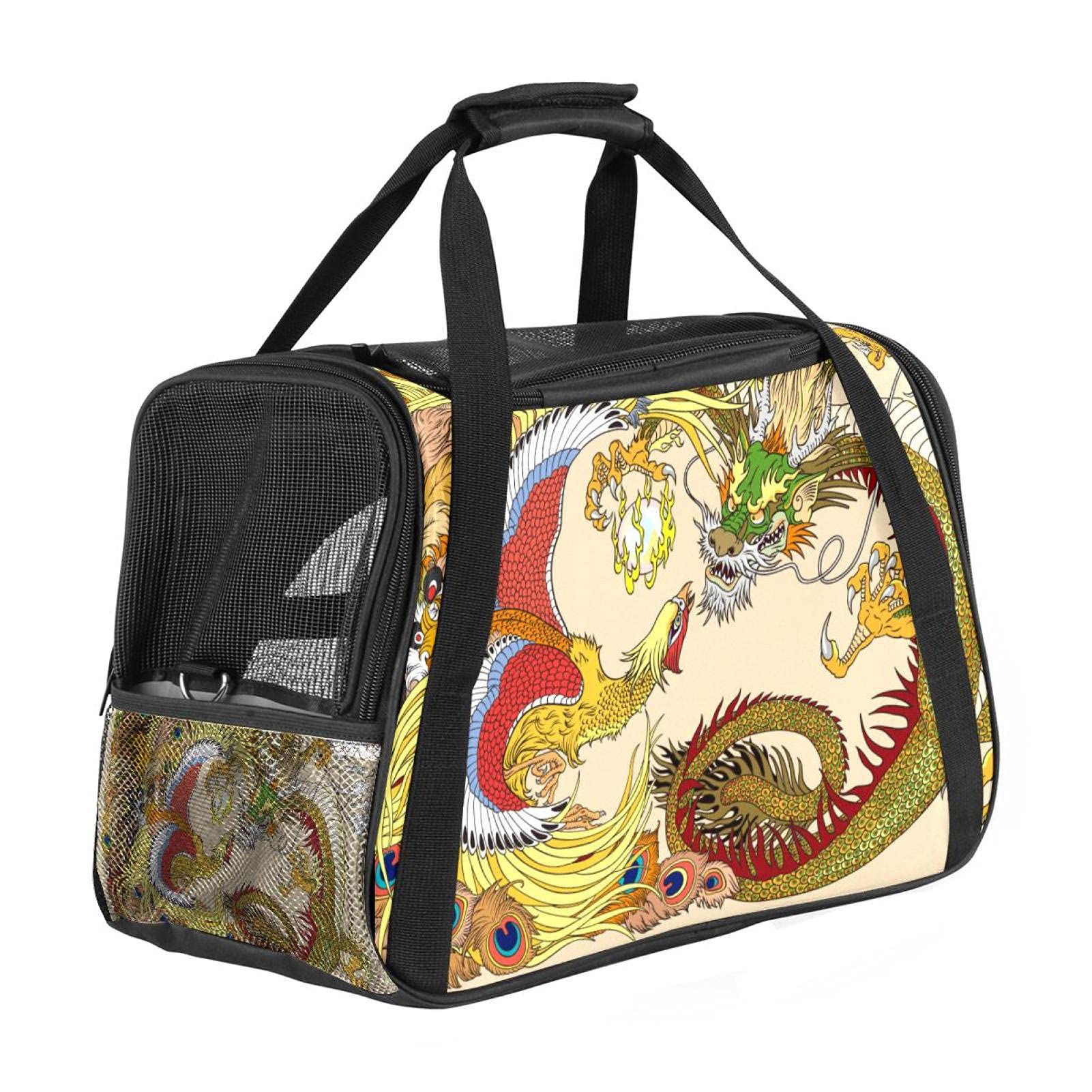 Sac de transport pour chat et chien cabine avion sacoche lapin rétro