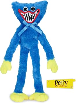 Poppy Playtime - Scary Huggy Wuggy Plush 14" Medium Plush, Series 1 [Officially Licensed]