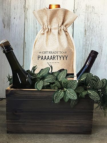 Miniatura 5 de Muruseni Regalos de propuesta de padrino, bolsas para botellas de vino, Will You Be My Groomsman Proposal, bolsas de vino de lino de algodón con