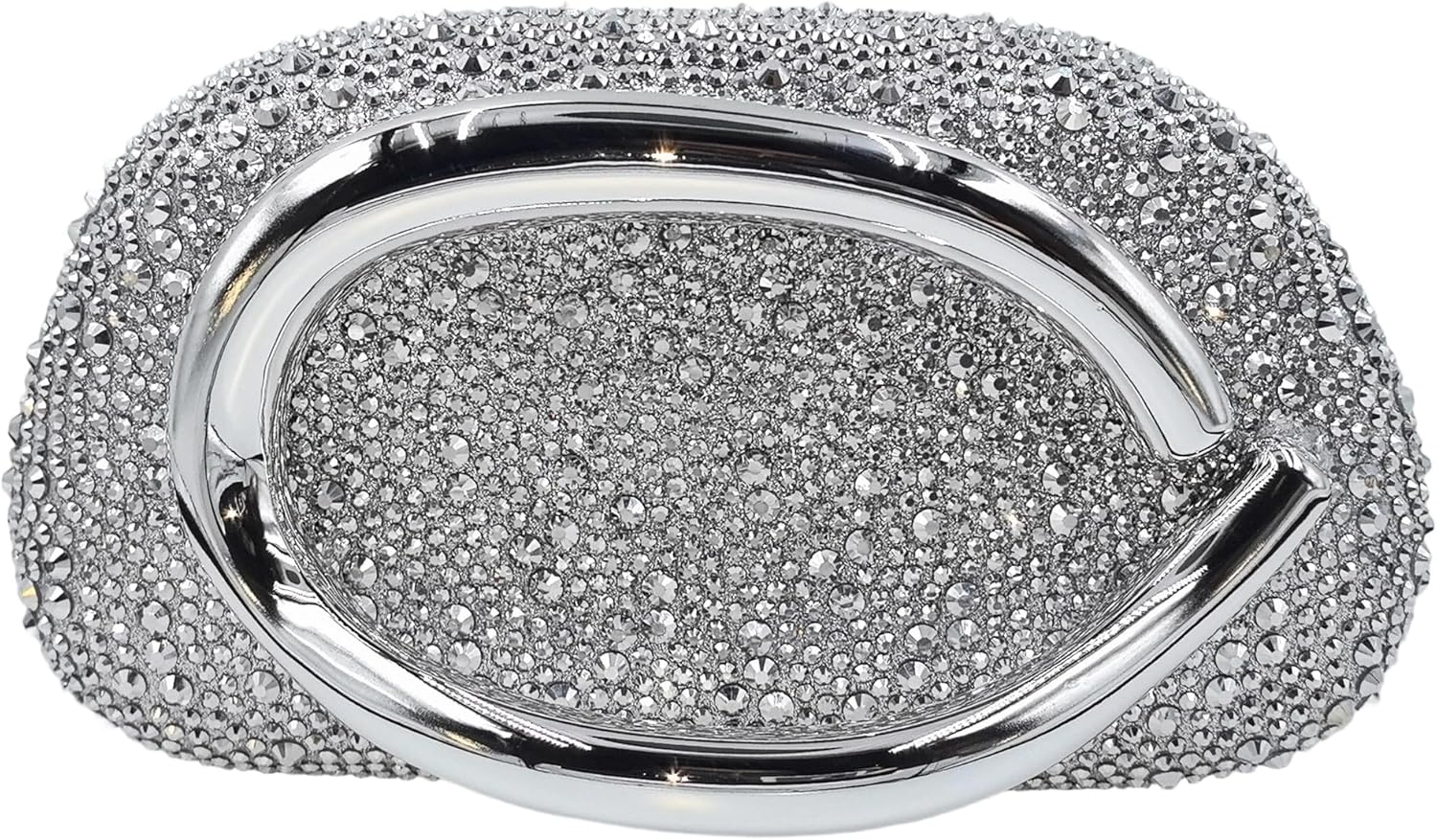 Boutique De FGG Mini Rhinestone Clutch Purses for Women Dressy,Sparkly Evening Bags,Wedding Bridal Crystal Clutch Handbag