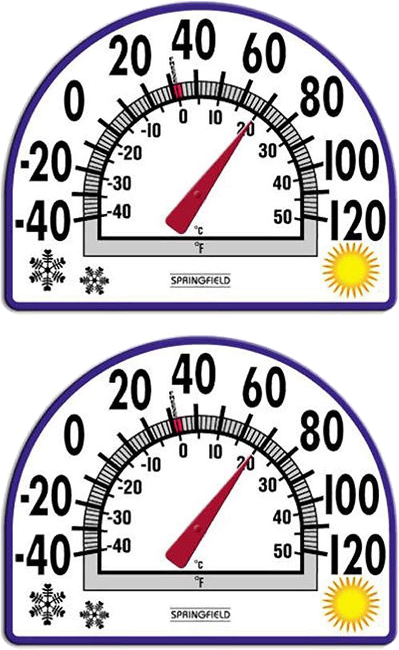 Taylor Precision Products Springfield Static Cling Temperature Meter Thermometer (2)