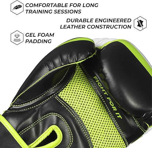 Miniatura 6 de Sanabul Essential - Guantes con gel probados para hombre y mujer, ideales para boxeo, kickboxing, artes marciales mixtas, Muay Thai y entrenamiento