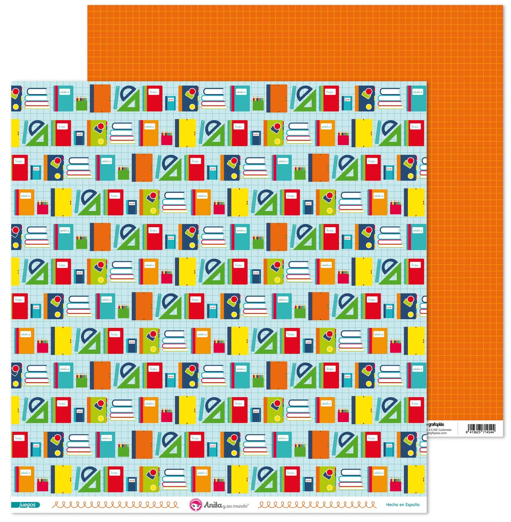 Anita and Su Mundo Collection Scrapbooking Papers, Paper, Cole, 12" x 12"