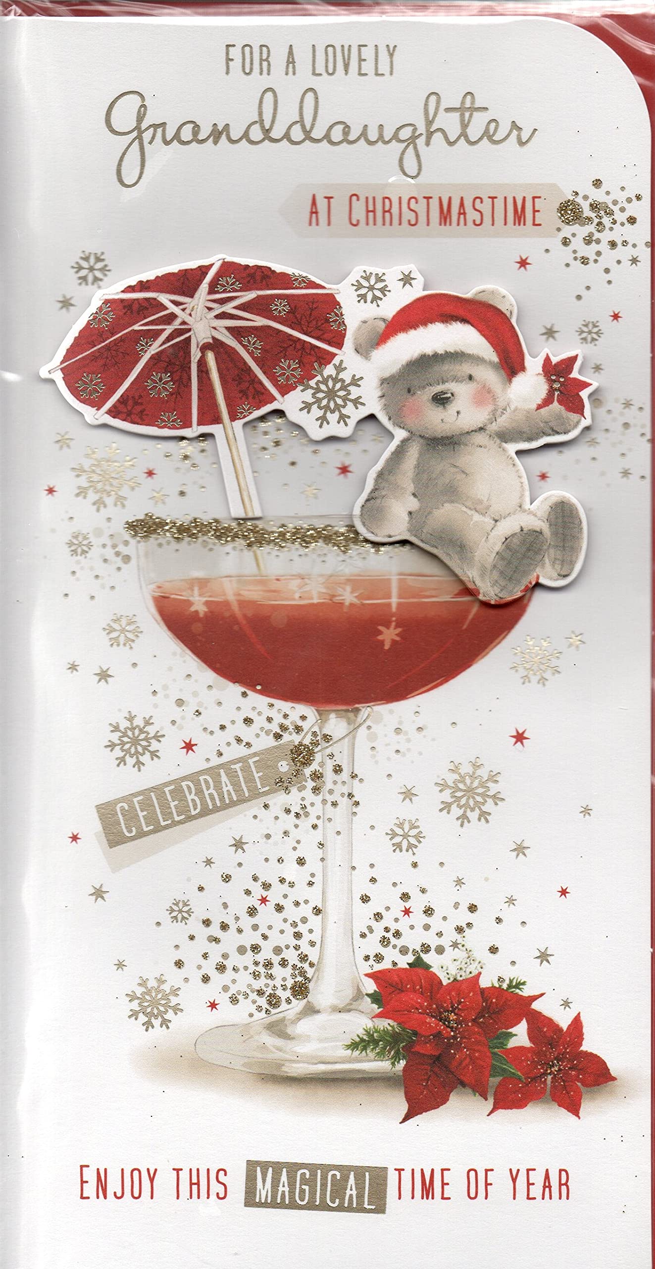 Nigel Quiney Granddaughter Christmas Card Festive Flower Tree Design - View #5