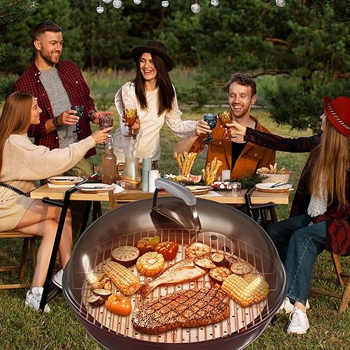 Miniatura 8 de GEDLIRE Rejilla de cocina de acero inoxidable de 17 pulgadas para Home Depot Nexgrill 4 quemadores 720-0830H, 720-0830D, 720-0783E, 720-0783C,