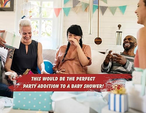 Miniatura 5 de 1 cartel de Kraft para rifas de pañales y 50 tarjetas de estraza para rifas, baby shower, decoración de baby shower, juegos de baby shower, 111KF