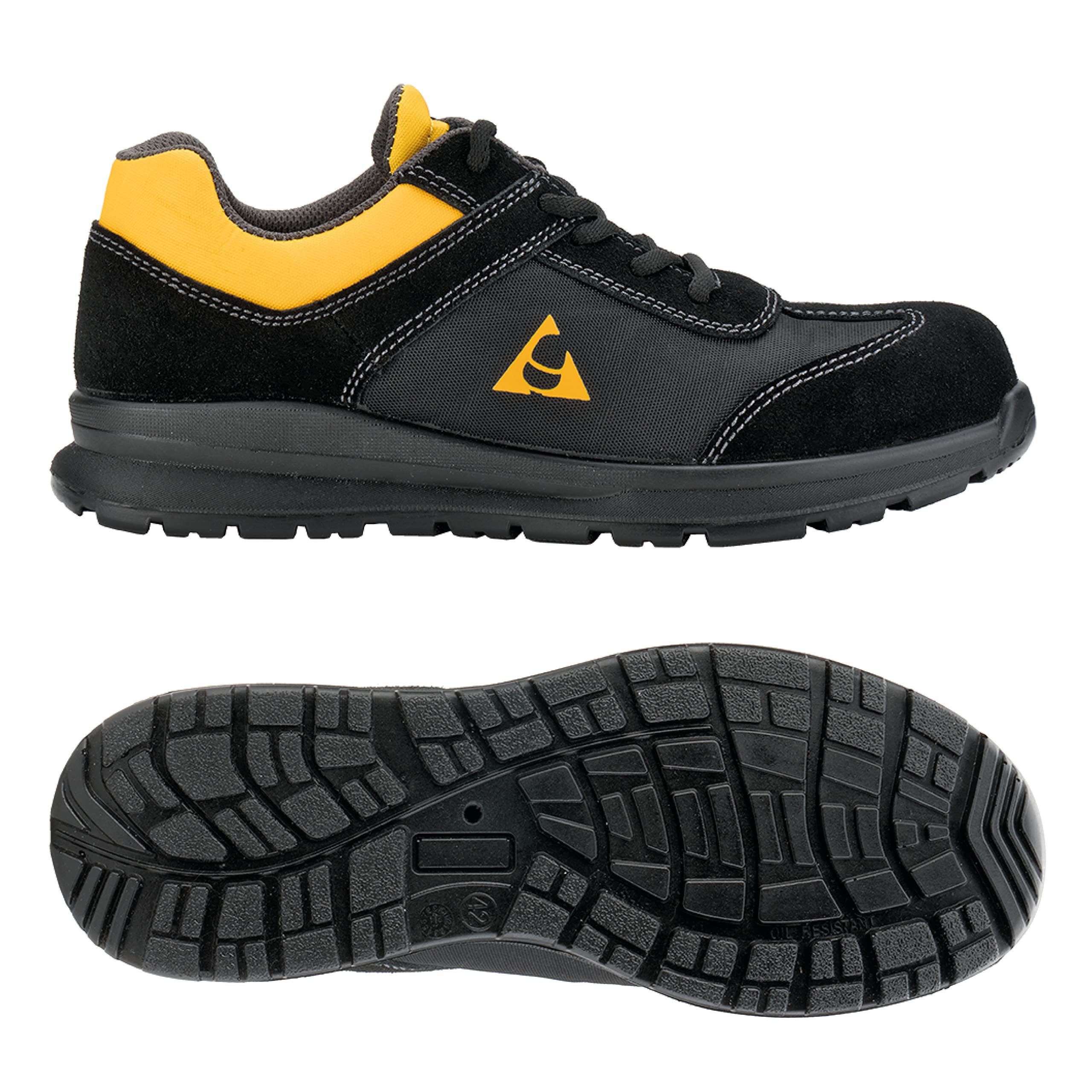 Bellota - Zapato de Seguridad Volta S1P de Hombre y Mujer (Tallas 36-47) de Nylon Antiabrasivo y Microfiba, Transpirante y Resistente
