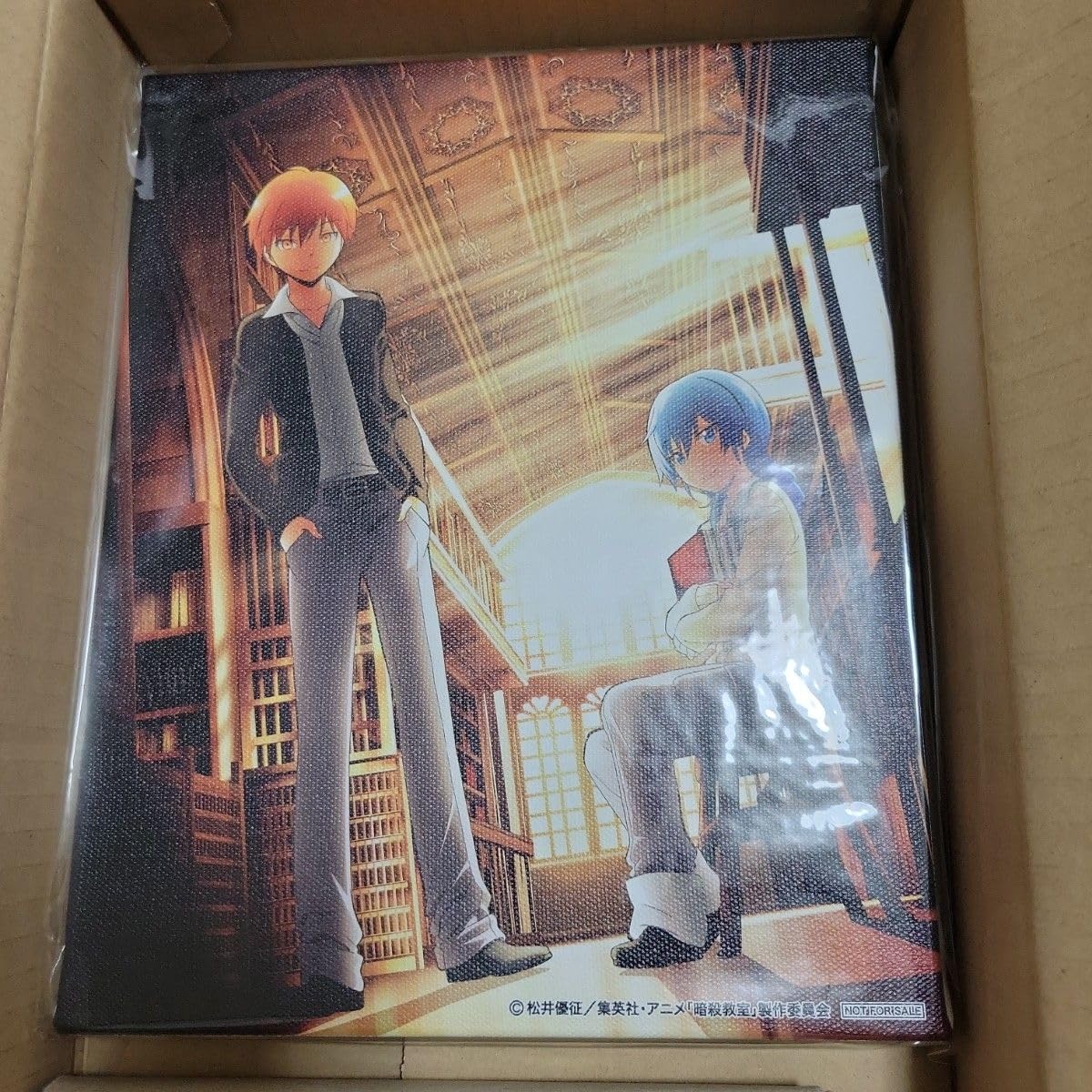⑥② 暗殺教室　キャンバスアート　DVD・Blu-ray　全巻購入特典　渚　業 Amazon.co.jp: 暗殺教室 全巻購入特典 キャンバスアート 潮田渚 赤羽業