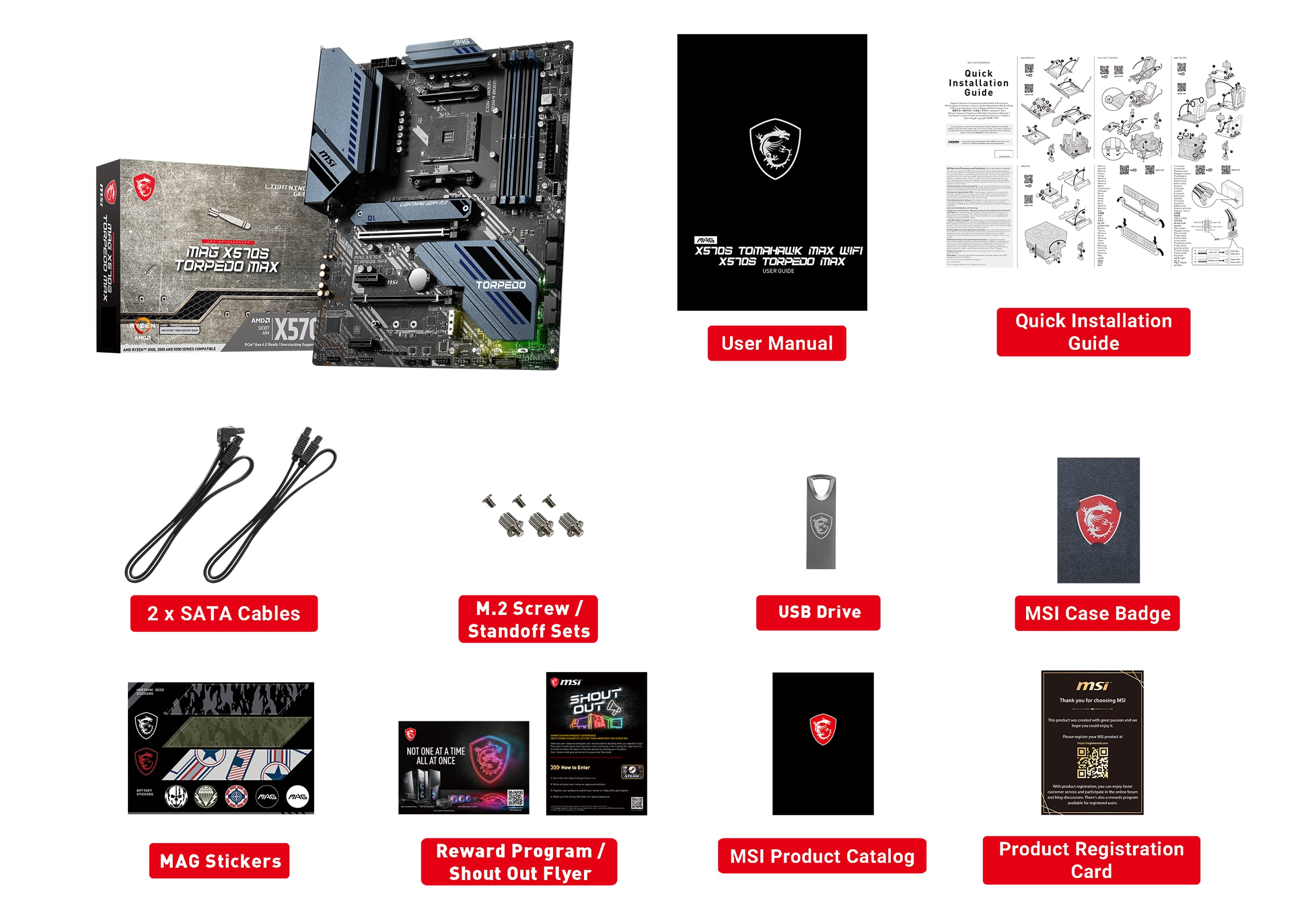 Amazon | MSI MAG X570S TORPEDO MAX マザーボード ATX [AMD