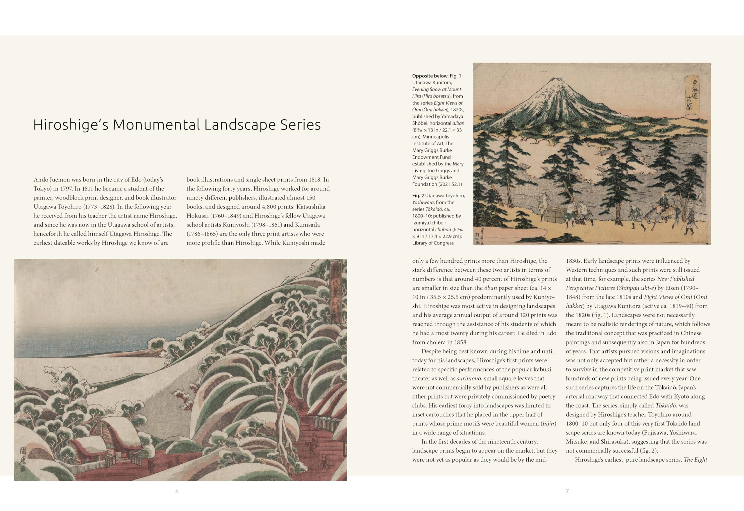 Hiroshige's One Hundred Famous Views of Edo /anglais: The Definitive Collector's Edition (Woodblock Prints)