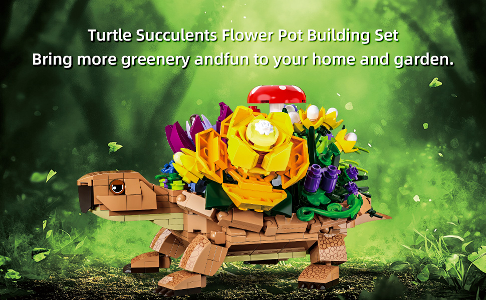 Amazon.com: Sea Turtle Succulent Planter Building Set, Turtle