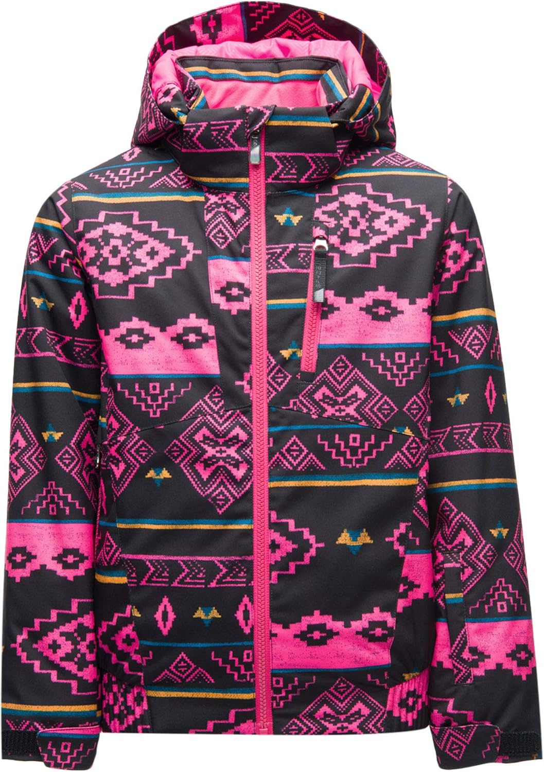 Spyder Girl’s Lola Jacket – Kids Full Zip Outdoor Hooded Winter Coat