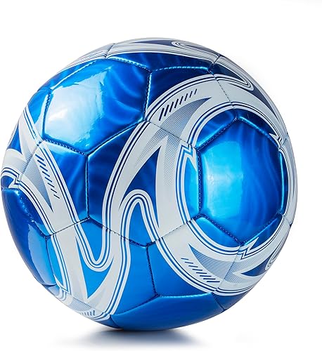 Miniatura 2 de Western Star Balón de fútbol tamaño 3 y tamaño 4 y tamaño 5  Peso oficial del partido  5 colores  Jugadores de fútbol jóvenes y adultos  Diseño de