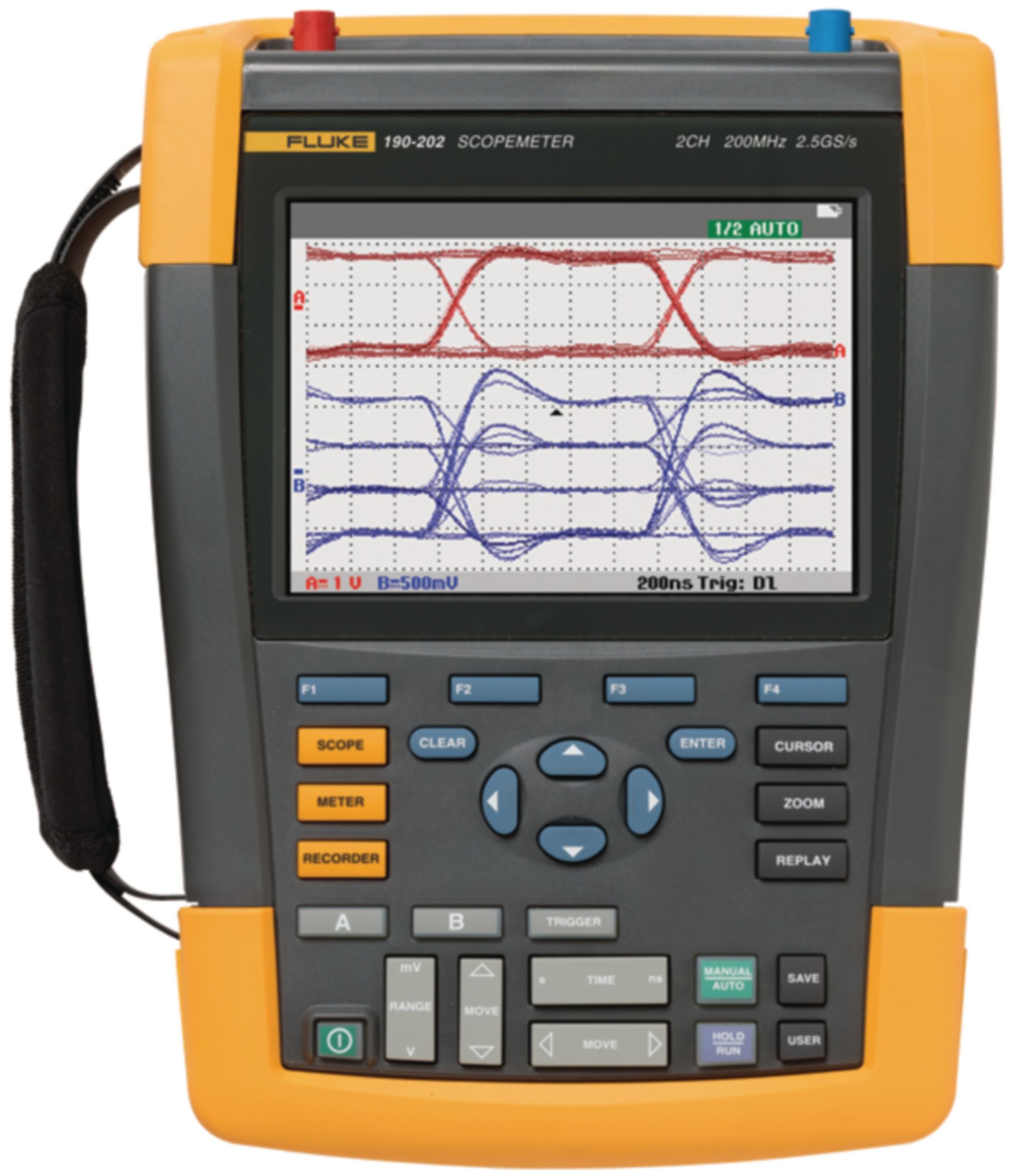 Fluke Hand-Oszilloskop ScopeMeter 2x100 MHz 1.25 GS/s