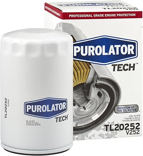 Purolator TL20252 PurolatorTECH - Filtro de aceite giratorio compatible con Volkswagen Jetta, Beetle, Golf, Vanagon, Cabrio y Audi TT Quattro