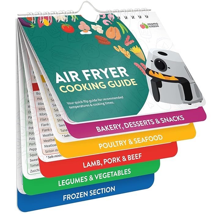 Buy Air Fryer Cheat Sheet Cooking Guide Booklet Air Fryer