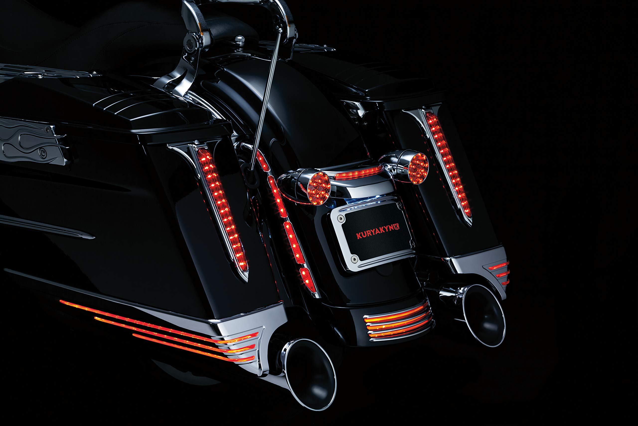 Kuryakyn Tracer Filler Panel Lights, Red | Rush Bikes