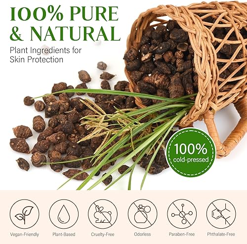 Miniatura 6 de Aceite Cyperus Rotundus, aceite Cyperus Rotundus para depilación, Cyperus Oi-l Natural, calmante y suave, reduce el crecimiento del vello corporal,