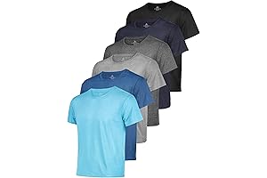 URATOT Men's Dry Fit Short Sleeve Athletic Crew Neck Active T-Shirt